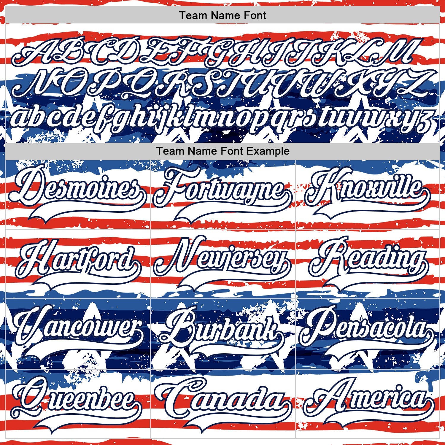 Custom White Red-Navy American Flag Painted Hockey Lace Neck Jersey