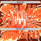 Custom White Orange 3D Pattern Design Foodie Funny Thanksgiving Turkey Hockey Lace Neck Jersey