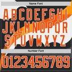 Custom Black Orange-White 3D Pattern Design Foodie Funny Cola Hockey Lace Neck Jersey