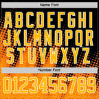 Custom Black Gold-White 3D Pattern Design Foodie Funny Fries Hockey Lace Neck Jersey