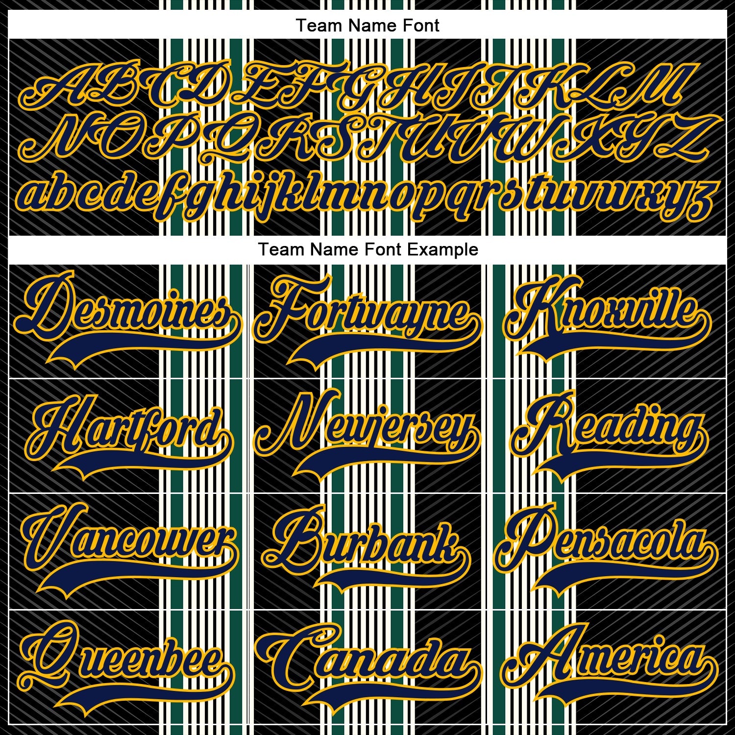 Custom Black Navy Green Red Gold-White 3D Pattern Design Stripe Hockey Lace Neck Jersey