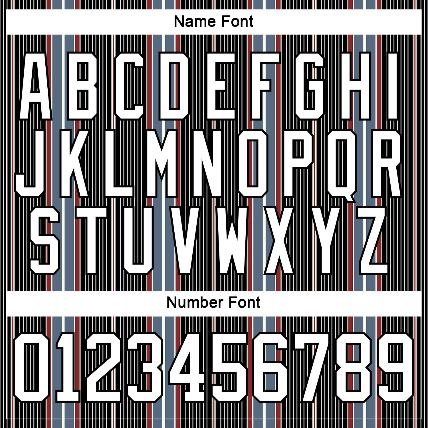 Custom Black White Red-Blue 3D Pattern Design Stripe Hockey Lace Neck Jersey