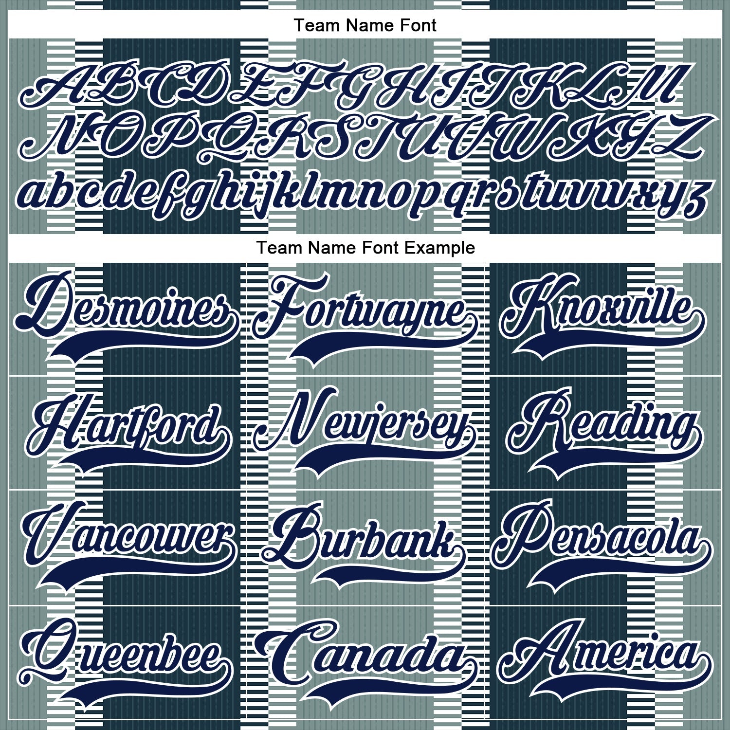 Custom Green Navy Black-White 3D Pattern Design Stripe Hockey Lace Neck Jersey