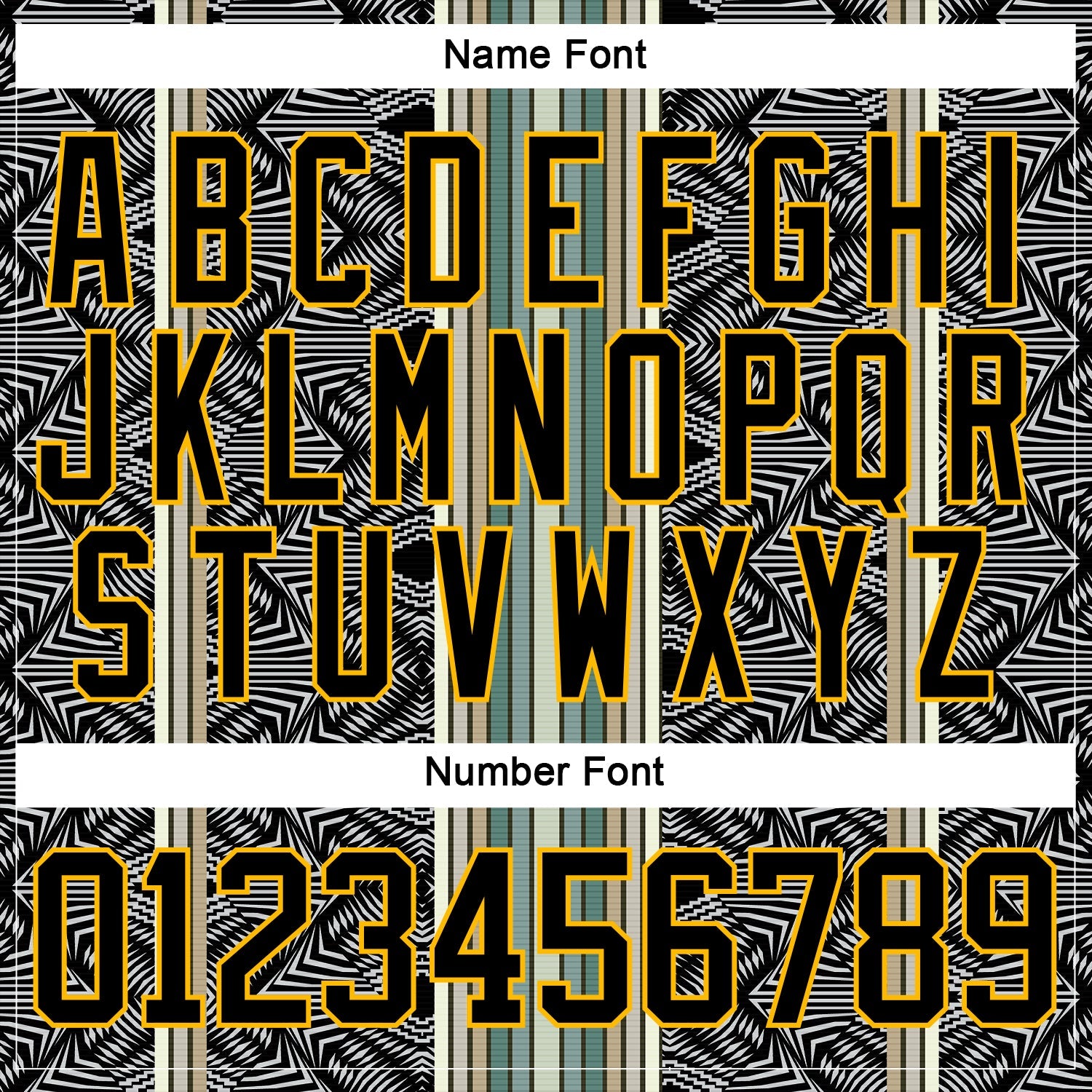 Custom Black Blue Gold-White 3D Pattern Design Stripe Hockey Lace Neck Jersey