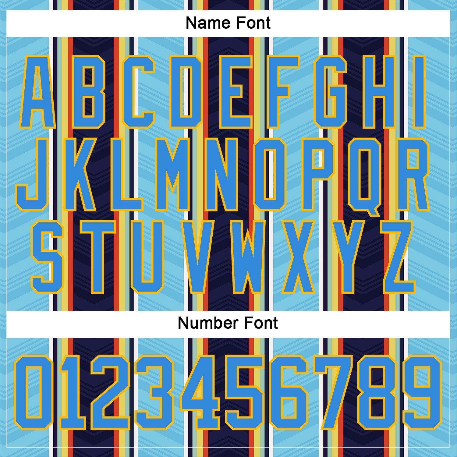 Custom Blue Powder Blue Black Red Gold-White 3D Pattern Design Stripe Hockey Lace Neck Jersey