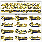 Custom White Navy Old Gold Yellow Black-Red 3D Abstract Pattern Graphic Cyber Mecha E-sport Hockey Lace Neck Jersey