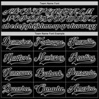 Custom Black Royal Green-White 3D Abstract Pattern Graphic Cyber Mecha E-sport Hockey Lace Neck Jersey