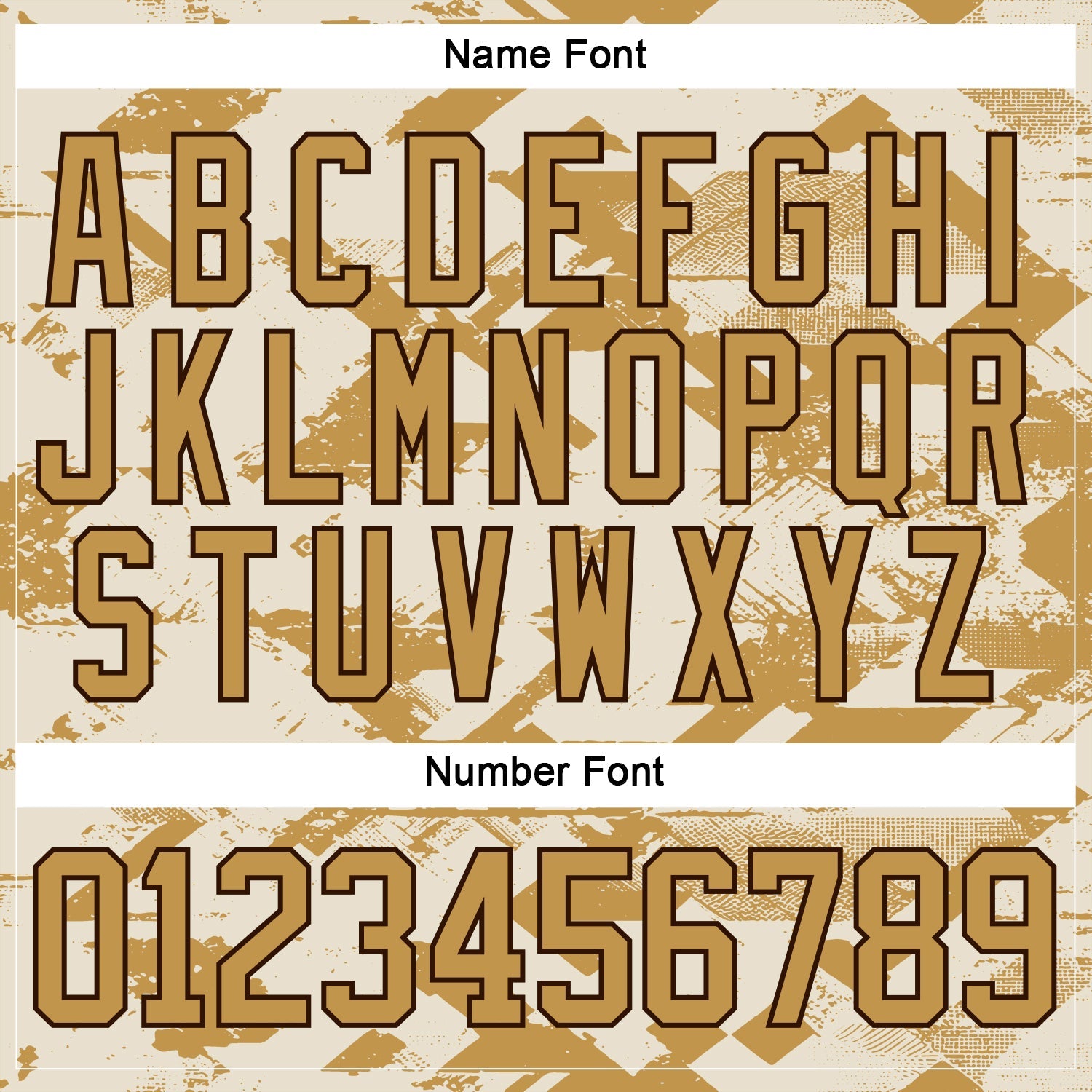 Custom Cream Old Gold-Brown 3D Pattern Tribal Indigenous Grunge Splash Hockey Lace Neck Jersey