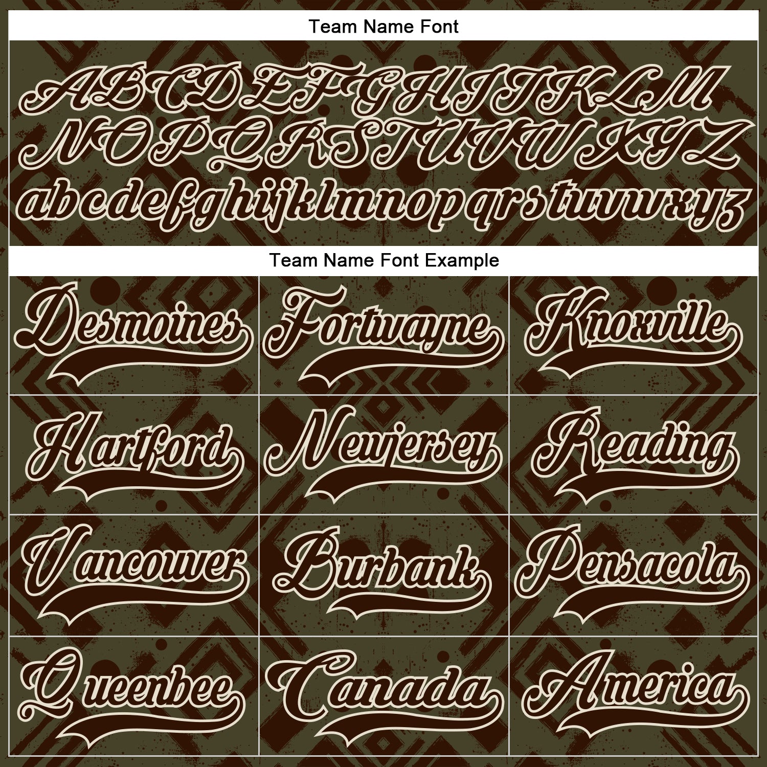 Custom Olive Brown-Cream 3D Pattern Tribal Indigenous Grunge Geometric Splash Hockey Lace Neck Jersey