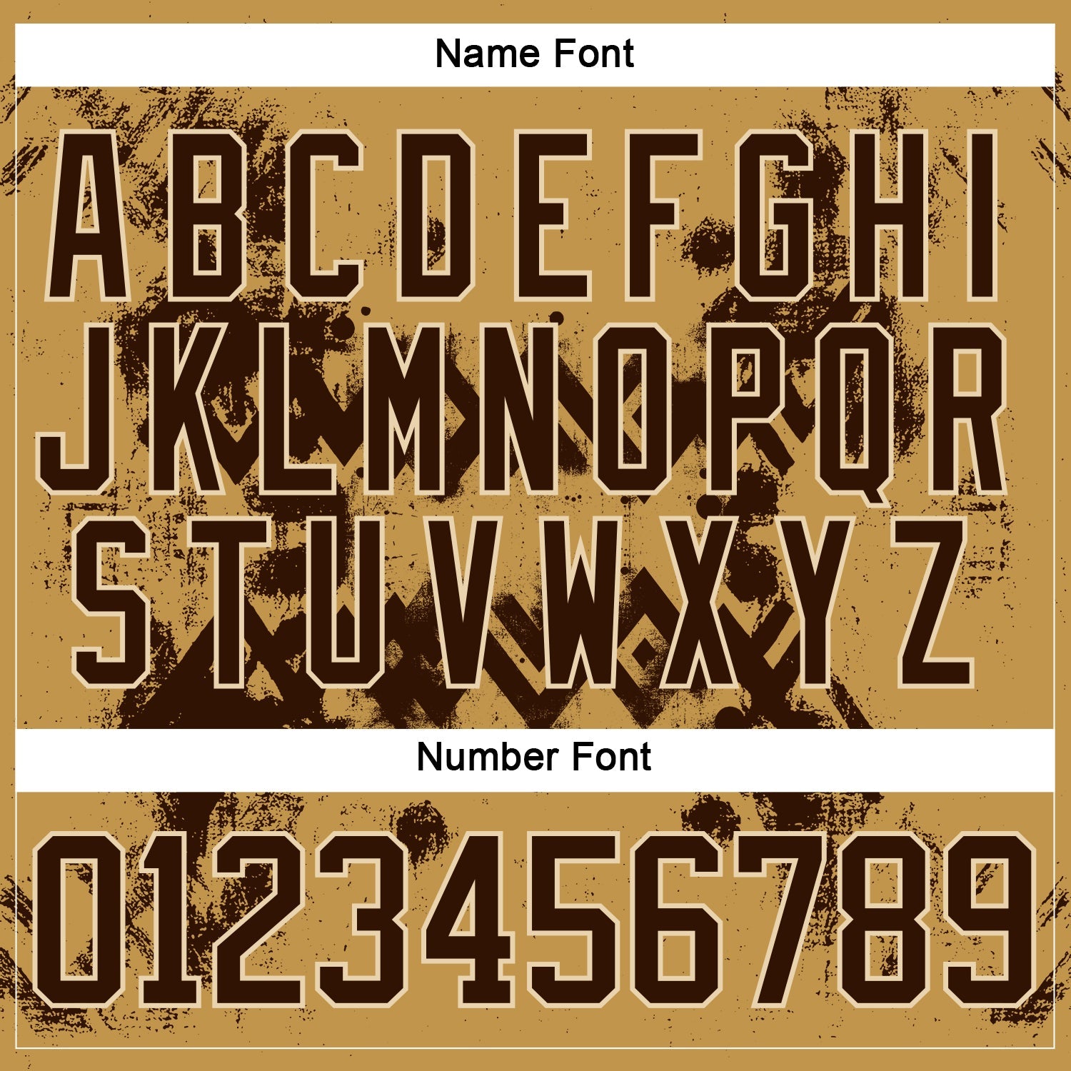 Custom Old Gold Brown-City Cream 3D Pattern Tribal Indigenous Grunge Geometric Splash Hockey Lace Neck Jersey