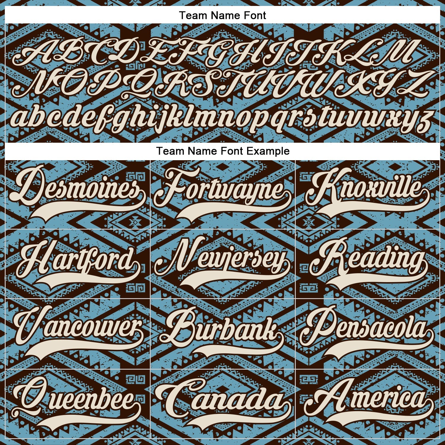 Custom Shadow Blue Cream-Brown 3D Pattern Tribal Indigenous Grunge Geometric Splash Hockey Lace Neck Jersey