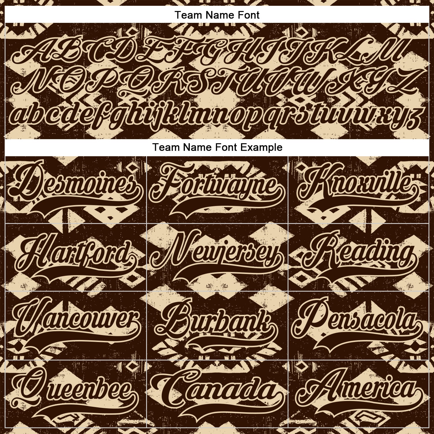 Custom Brown City Cream 3D Pattern Tribal Indigenous Grunge Geometric Splash Hockey Lace Neck Jersey