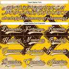 Custom Yellow City Cream-Brown 3D Pattern Tribal Indigenous Grunge Geometric Splash Hockey Lace Neck Jersey