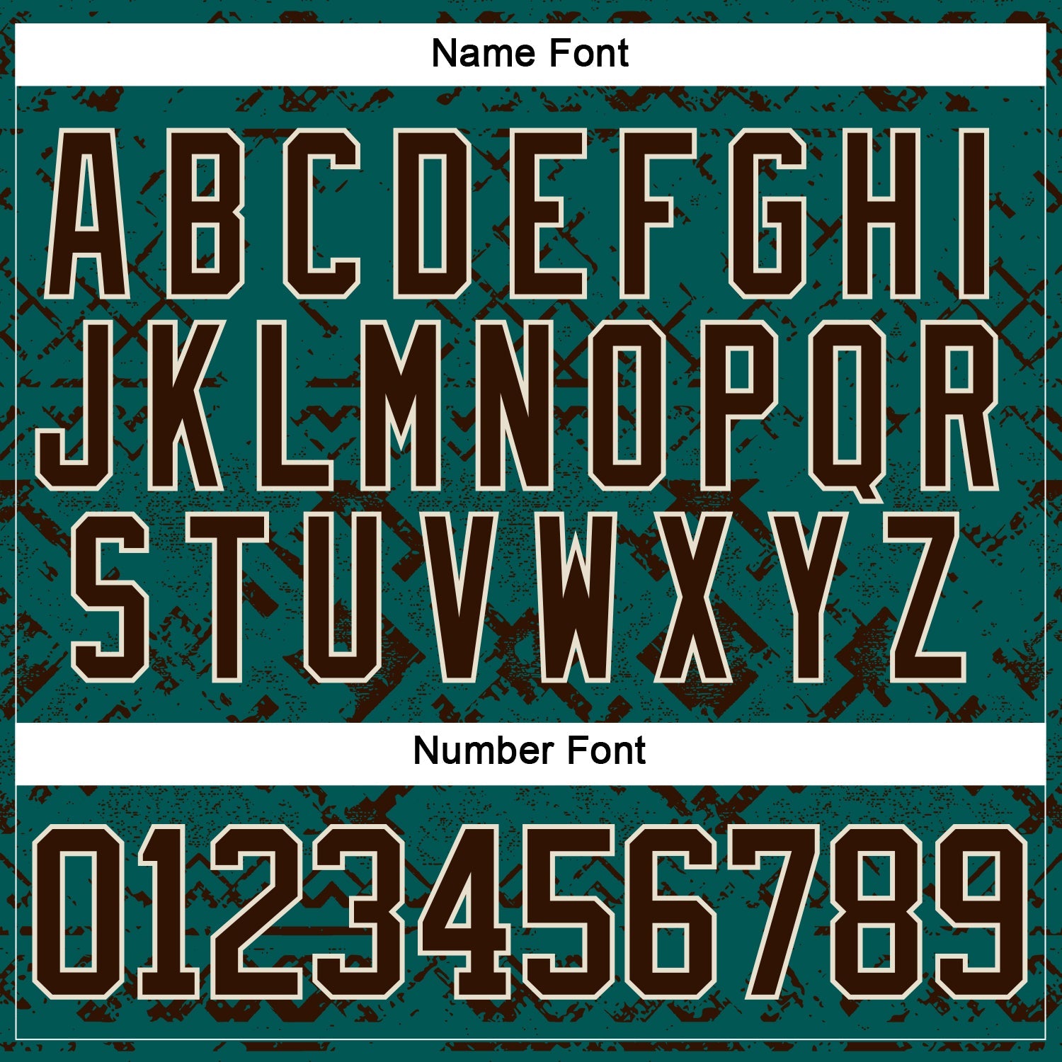 Custom Midnight Green Brown-Cream 3D Pattern Tribal Indigenous Grunge Splash Hockey Lace Neck Jersey