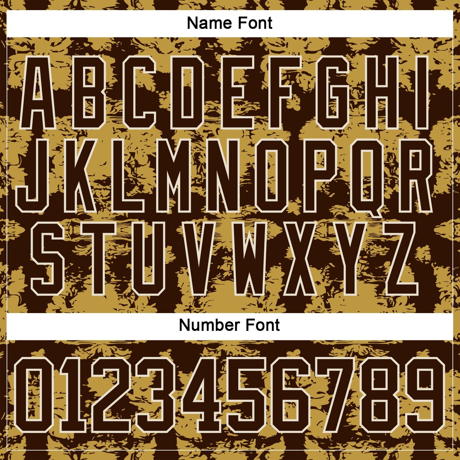 Custom Brown Old Gold-Cream 3D Pattern Tribal Indigenous Grunge Splash Hockey Lace Neck Jersey
