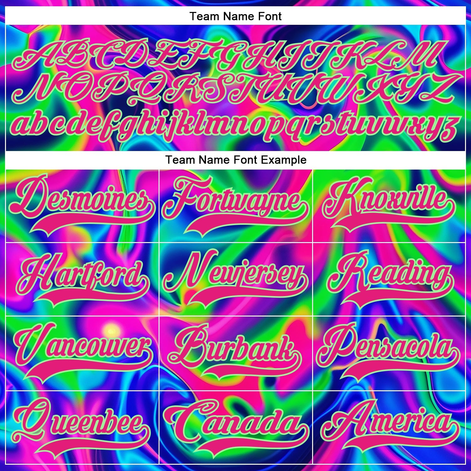 Custom Black Hot Pink-Pea Green 3D Pattern Trippy Psychedelic Neon Trendy Holographic Vaporwave Style Hockey Lace Neck Jersey