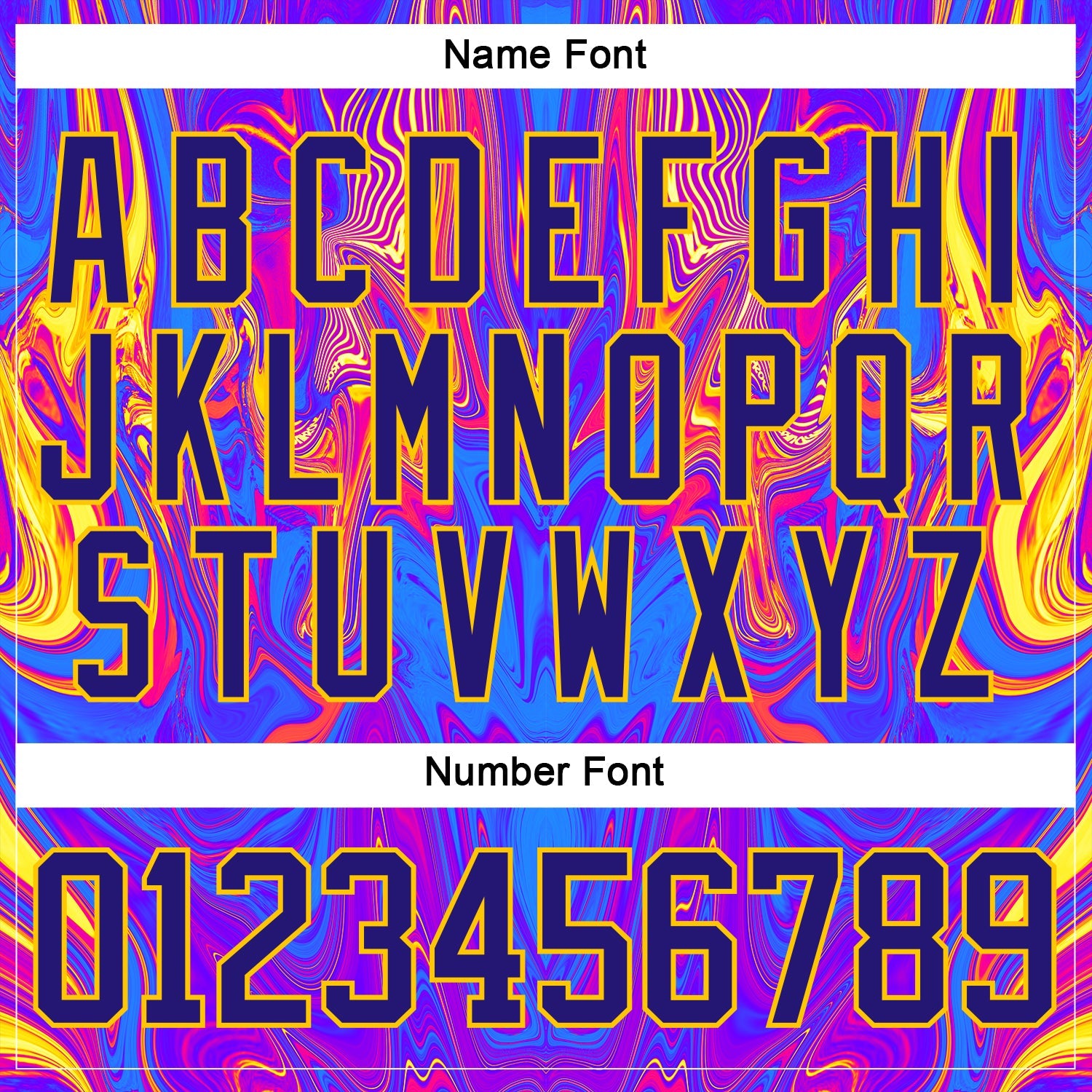 Custom Dark Purple Red-Yellow 3D Pattern Trippy Psychedelic Fluid Hockey Lace Neck Jersey