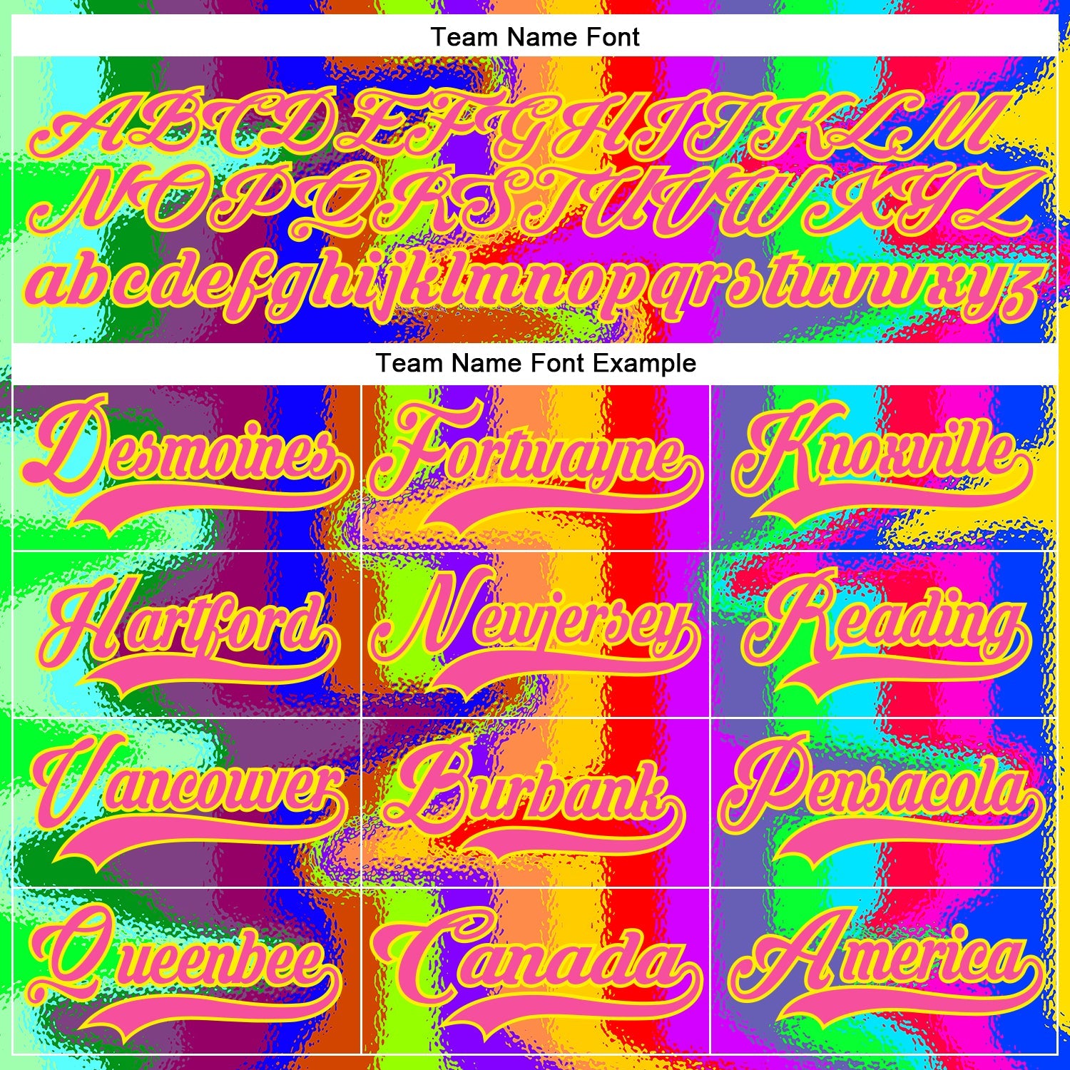 Custom Light Yellow Pink Purple Red-Green 3D Pattern Trippy Psychedelic Neon Splash Hockey Lace Neck Jersey