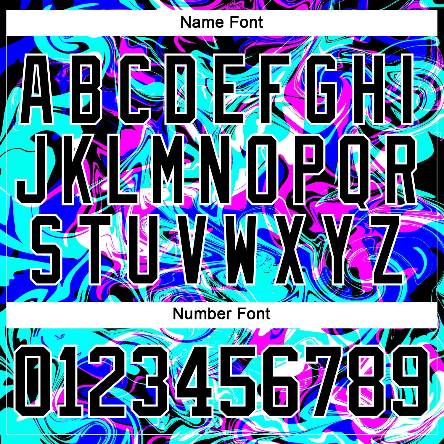 Custom Blue Black Deep Pink-White 3D Pattern Trippy Psychedelic Fluid Hockey Lace Neck Jersey