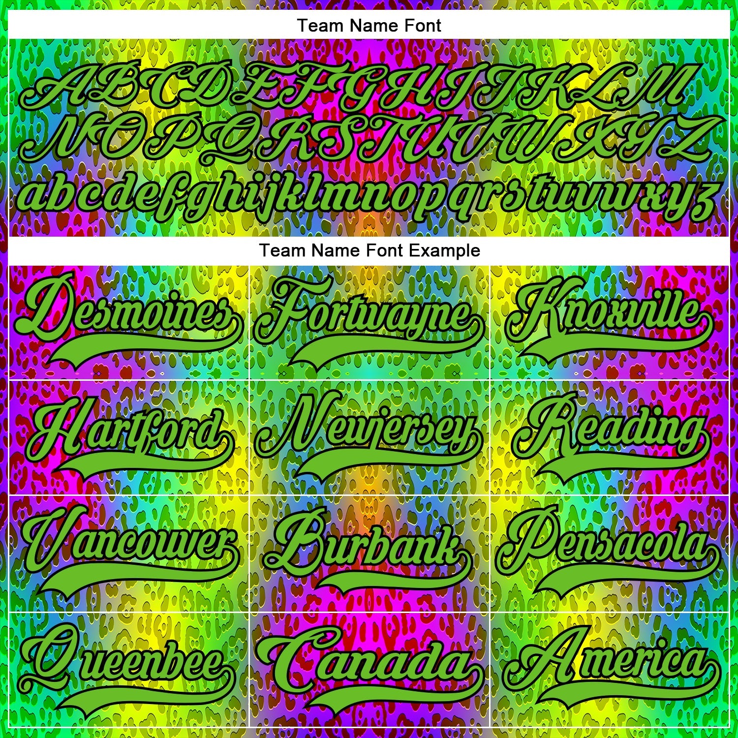 Custom Aurora Green Pink Black-White 3D Pattern Leopard Print Neon Hockey Lace Neck Jersey