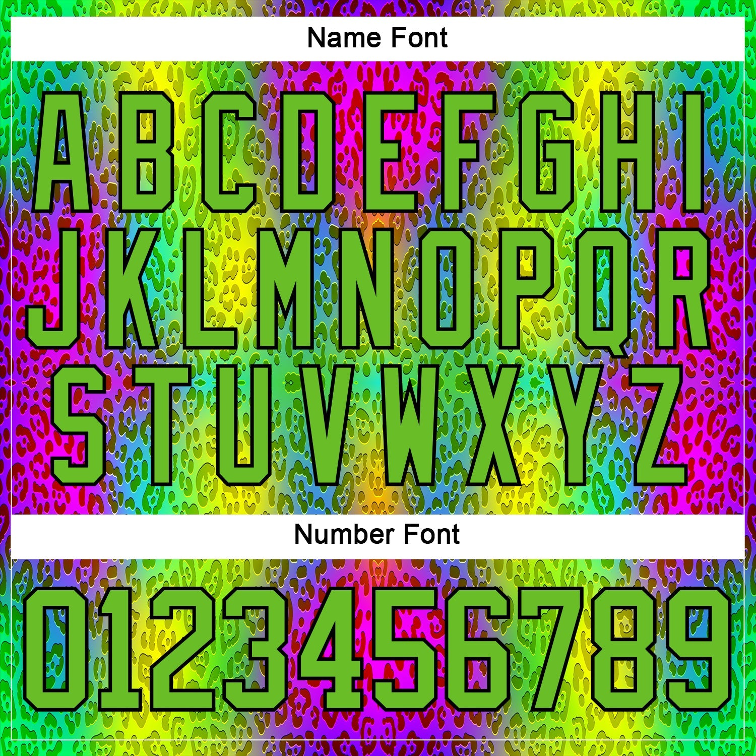 Custom Aurora Green Pink Black-White 3D Pattern Leopard Print Neon Hockey Lace Neck Jersey