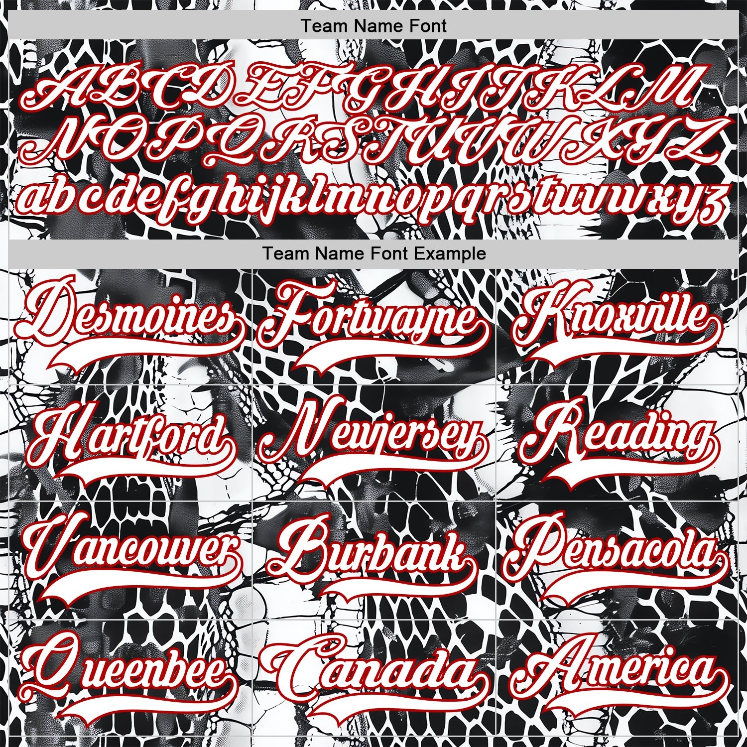 Custom Black White-Red 3D Pattern Snake Skin Print Hockey Lace Neck Jersey