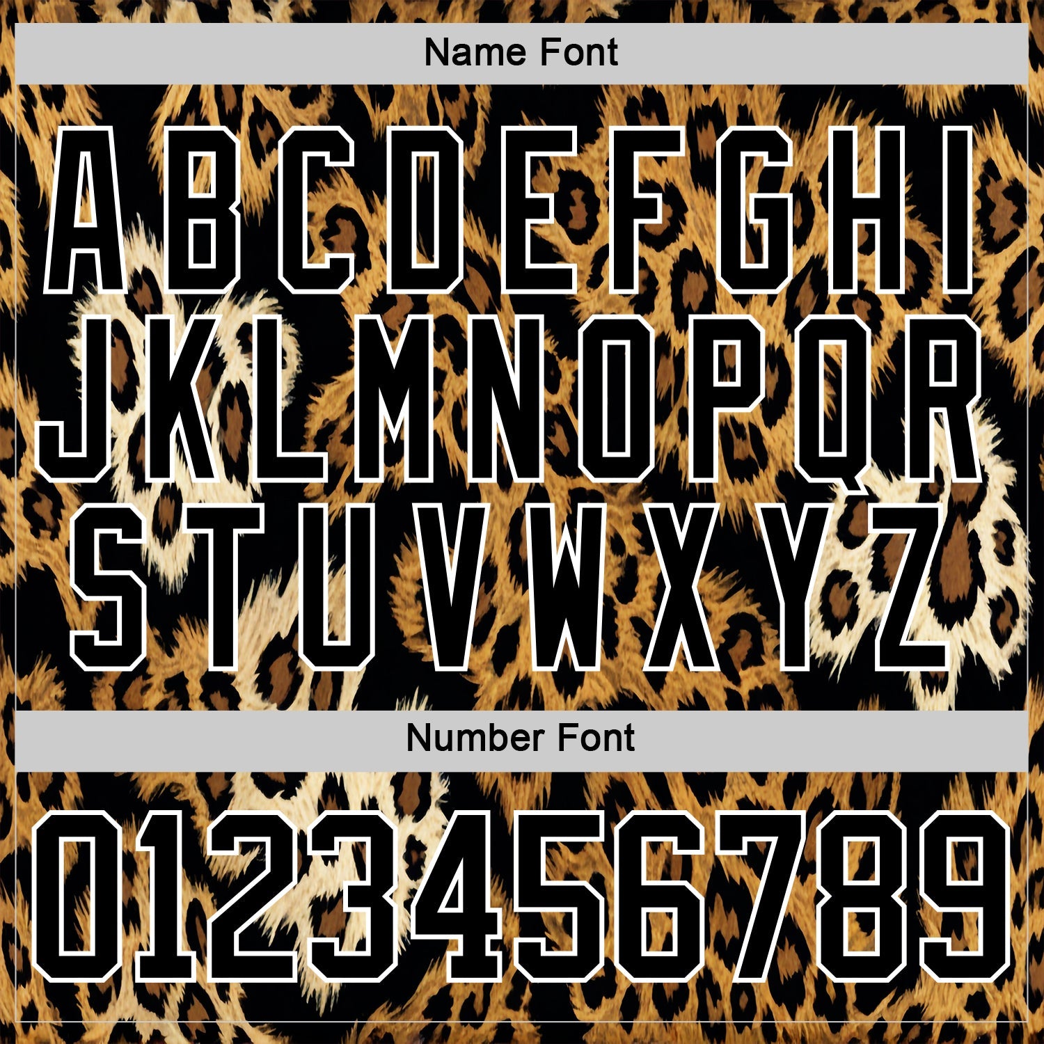 Custom Black Brown Cream-White 3D Pattern Leopard Print Hockey Lace Neck Jersey