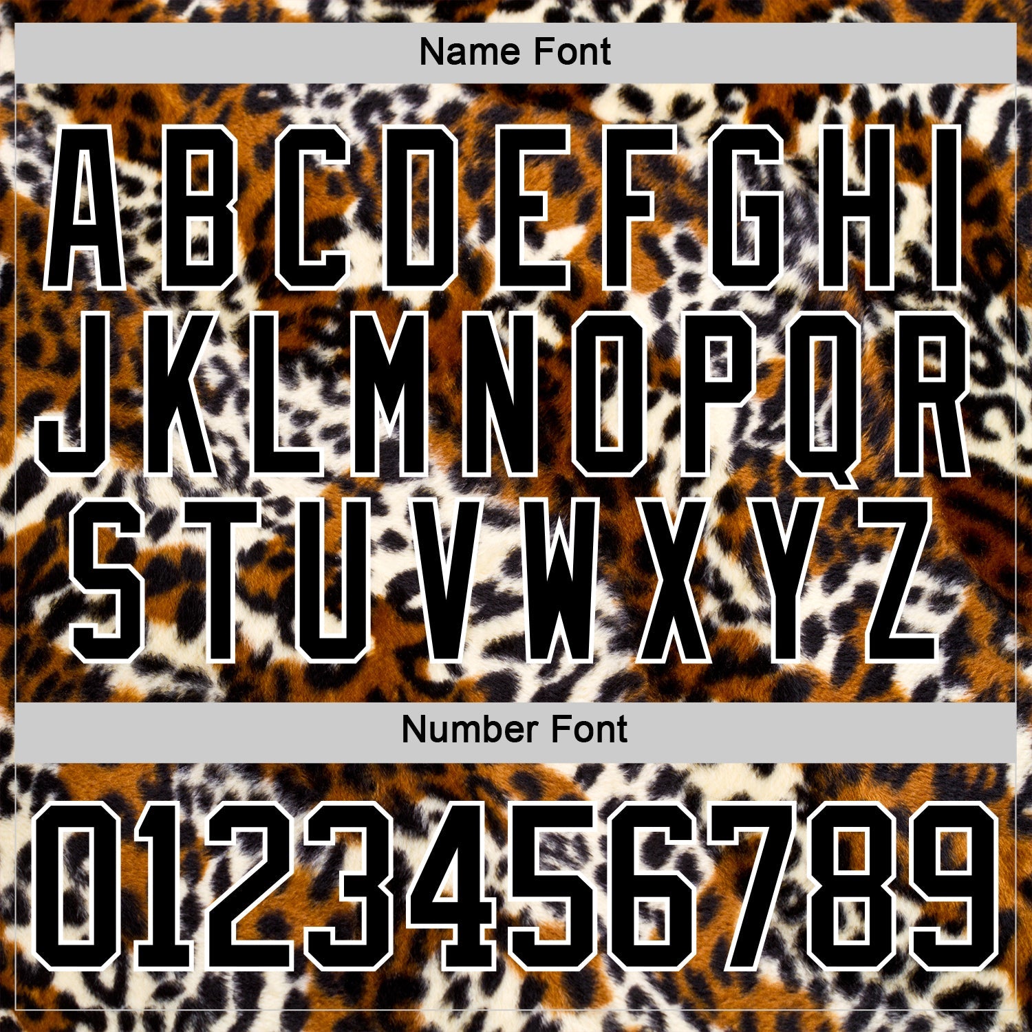 Custom Black Brown Cream-White 3D Pattern Leopard Print Hockey Lace Neck Jersey