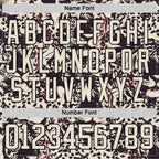 Custom Cream Black-Pink 3D Pattern Tiger Print Hockey Lace Neck Jersey