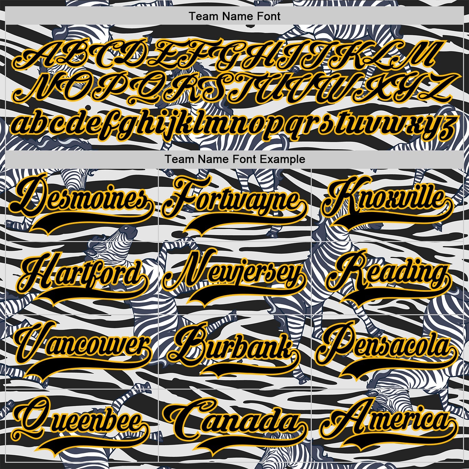 Custom White Black-Gold 3D Pattern Zebra Print Hockey Lace Neck Jersey