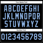 Custom Stitched Black Light Blue-Pink Line Sports Pullover Sweatshirt Hoodie