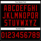 Custom Stitched Black Red-Kelly Green Line Sports Pullover Sweatshirt Hoodie