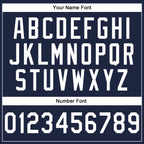 Custom Stitched Navy White-Orange Line Sports Pullover Sweatshirt Hoodie