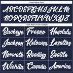 Custom Stitched Navy White-Old Gold Line Sports Pullover Sweatshirt Hoodie