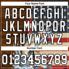 Custom Stitched Navy City Cream Red-Brown 3D American Flag And Rainbow Trout Fish Fishing Sports Pullover Sweatshirt Hoodie