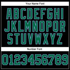 Custom Stitched Black Kelly Green-Light Blue 3D Pattern Design Gradient Square Shape Sports Pullover Sweatshirt Hoodie