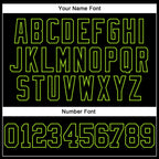 Custom Stitched Black Neon Green 3D Pattern Design Gradient Square Shape Sports Pullover Sweatshirt Hoodie