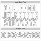 Custom Stitched White Steel Gray 3D Pattern Design Gradient Square Shape Sports Pullover Sweatshirt Hoodie