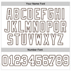 Custom Stitched White Brown 3D Pattern Design Gradient Square Shape Sports Pullover Sweatshirt Hoodie