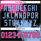 Custom Stitched Black Pink-Light Blue 3D Pattern Design Abstract Brush Stroke Sports Pullover Sweatshirt Hoodie