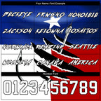 Custom Royal Black-Red 3D Texas Flag And Fish Hook Fishing Sports Pullover Sweatshirt Hoodie