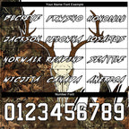 Custom White Black-Camo 3D Deer Skull Hunting Sports Pullover Sweatshirt Hoodie