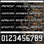 Custom Camo White-Black 3D Wild Boar Hunting Sports Pullover Sweatshirt Hoodie