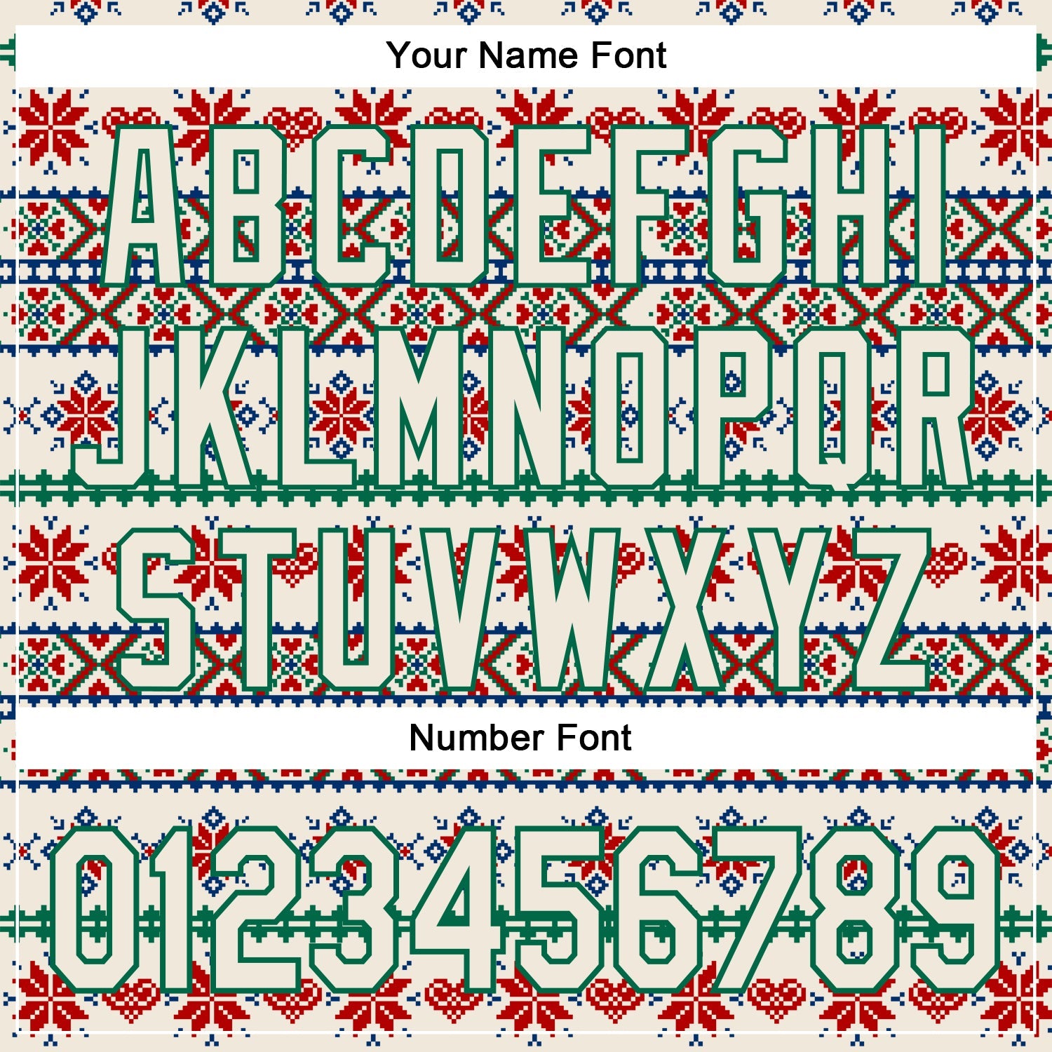 Custom Stitched Cream Red-White 3D Christmas Sports Pullover Sweatshirt Hoodie