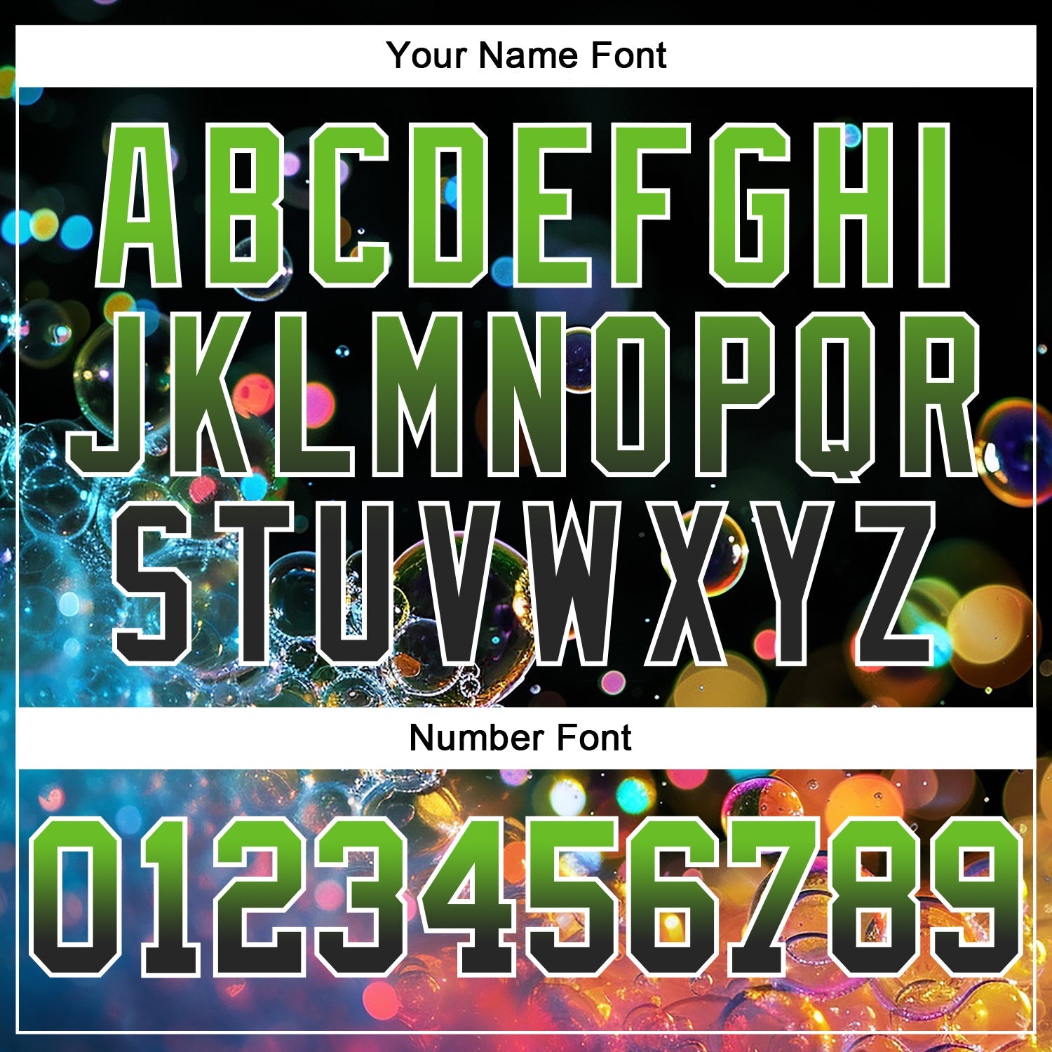 Custom Stitched Black Aurora Green-White Fade 3D Pattern Design Colorful Bubbles Sports Pullover Sweatshirt Hoodie