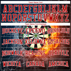 Custom Stitched Navy Red-White 3D Flame Dart Board Sports Pullover Sweatshirt Hoodie