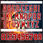 Custom Stitched Navy Red-White 3D Flame Dart Board Sports Pullover Sweatshirt Hoodie