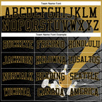 Custom Black Old Gold 3D Bowling Sports Pullover Sweatshirt Hoodie