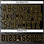 Custom Black Old Gold 3D Bowling Sports Pullover Sweatshirt Hoodie