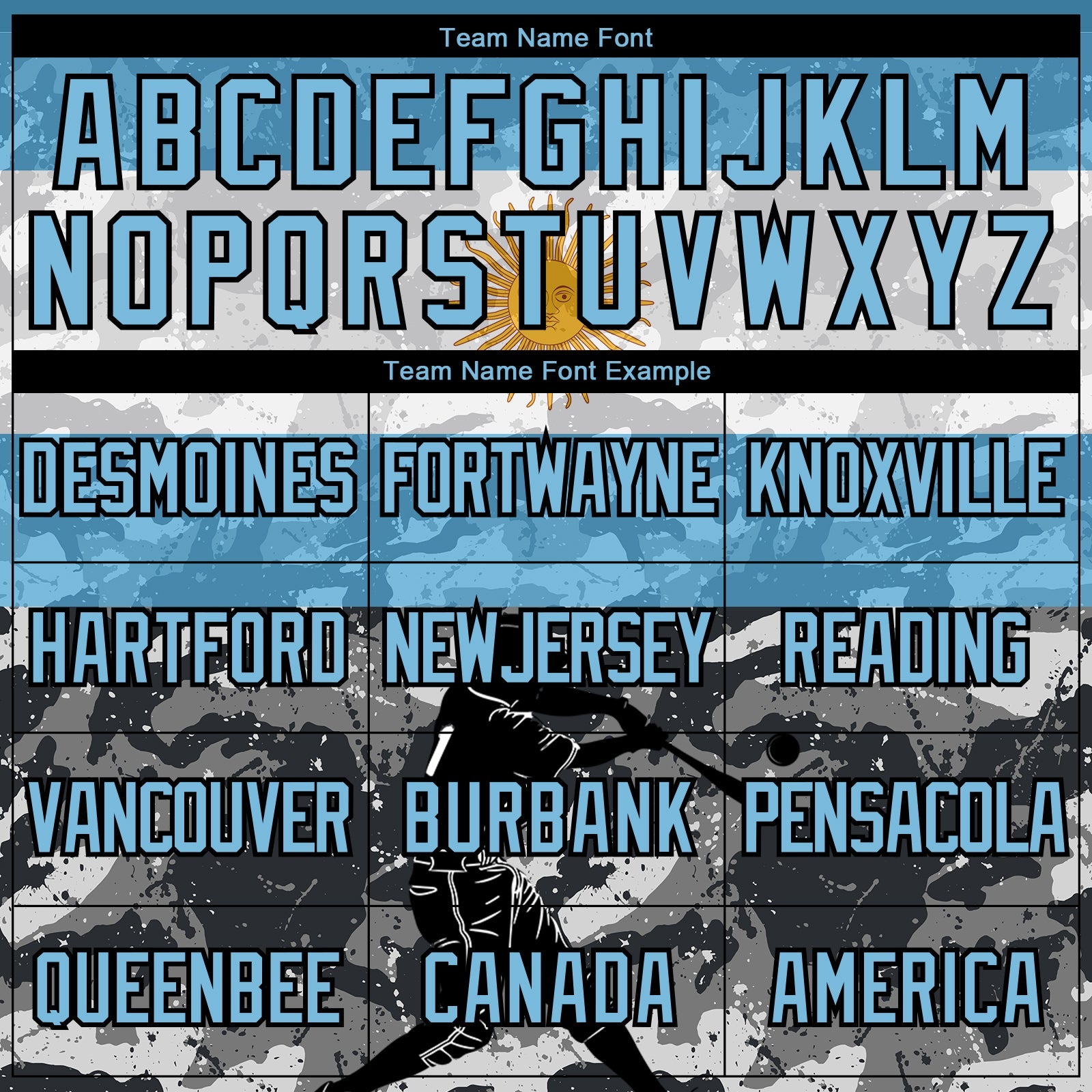 Custom Camo Light Blue-Black 3D Argentina Argentinian Flag Sports Pullover Sweatshirt Salute To Service Hoodie